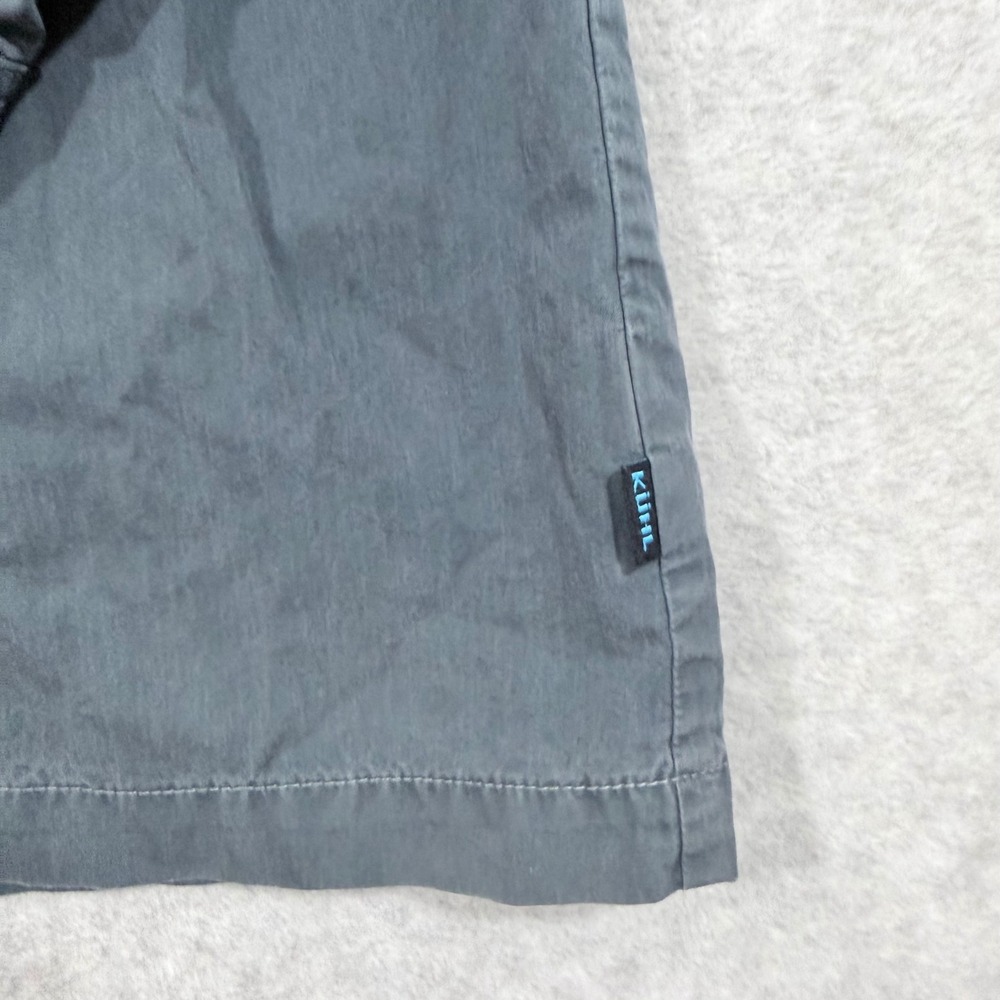 Kuhl Button Down‎ Shirt Mens XL Gray/Blue  Long Sleeve Snap Front Cotton Blend - Picture 3 of 9